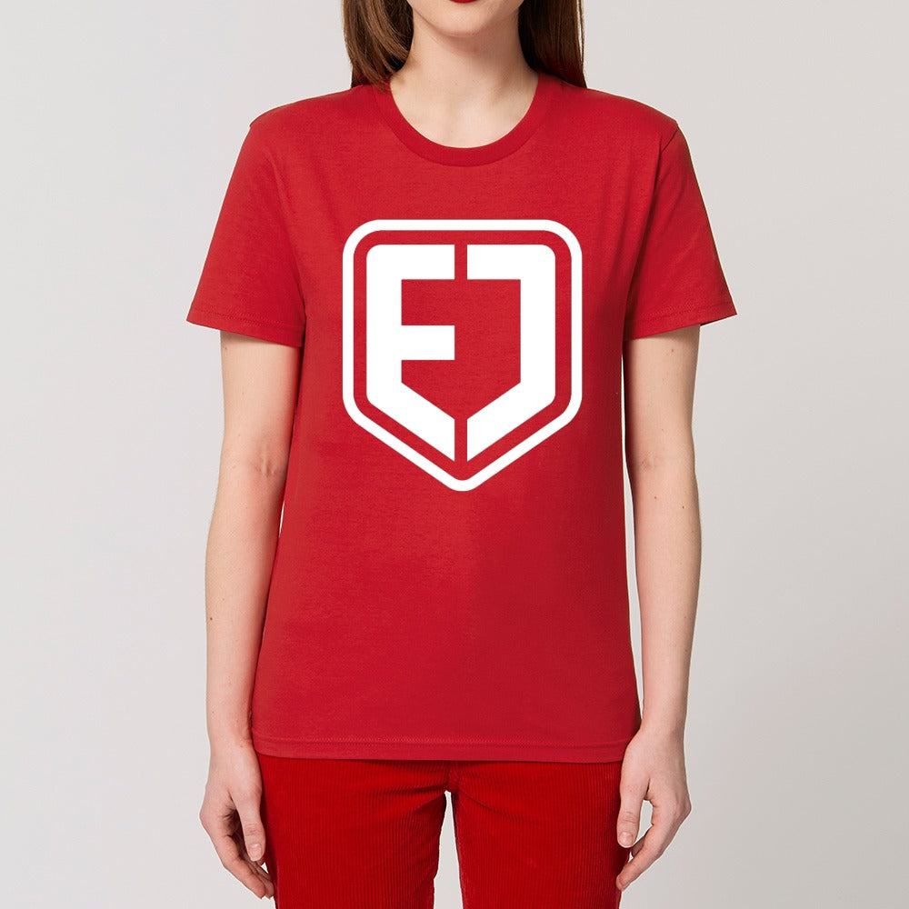 CLASSIC FIRE RED EDDIE JUMPS  T-SHIRT