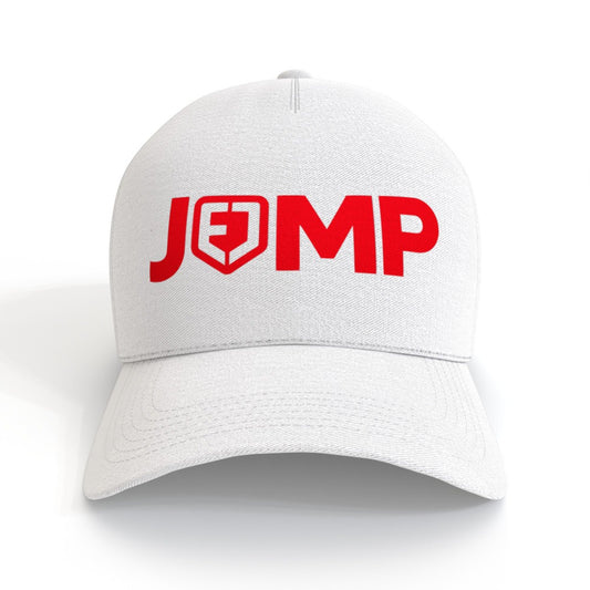 FIRE RED & WHITE EDDIE JUMPS TRAINING CAP